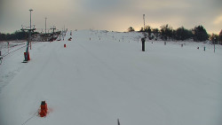 Sjezdovka skiareálu Hlubočky