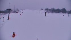 Sjezdovka skiareálu Hlubočky