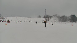 Sjezdovka skiareálu Hlubočky