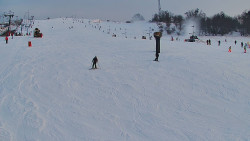 Sjezdovka skiareálu Hlubočky