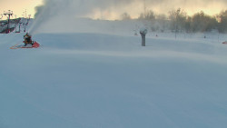 Sjezdovka skiareálu Hlubočky