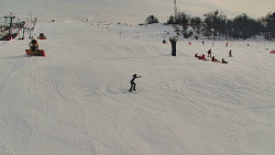 Sjezdovka skiareálu Hlubočky