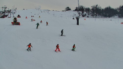 Sjezdovka skiareálu Hlubočky