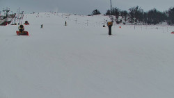 Sjezdovka skiareálu Hlubočky