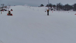 Sjezdovka skiareálu Hlubočky