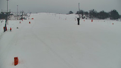 Sjezdovka skiareálu Hlubočky