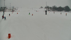 Sjezdovka skiareálu Hlubočky