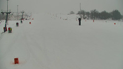 Sjezdovka skiareálu Hlubočky