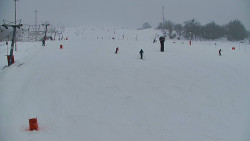 Sjezdovka skiareálu Hlubočky