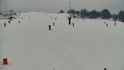 Sjezdovka skiareálu Hlubočky