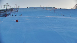 Sjezdovka skiareálu Hlubočky