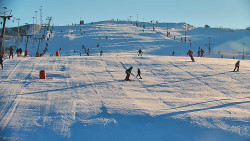 Sjezdovka skiareálu Hlubočky