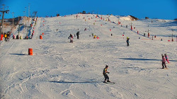 Sjezdovka skiareálu Hlubočky