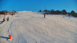 Sjezdovka skiareálu Hlubočky