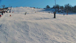 Sjezdovka skiareálu Hlubočky