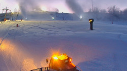 Sjezdovka skiareálu Hlubočky