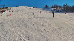 Sjezdovka skiareálu Hlubočky