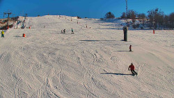 Sjezdovka skiareálu Hlubočky