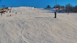 Sjezdovka skiareálu Hlubočky