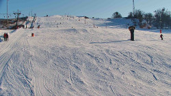 Sjezdovka skiareálu Hlubočky