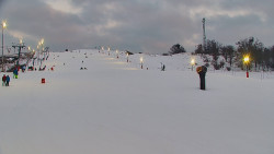 Sjezdovka skiareálu Hlubočky