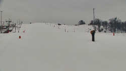 Sjezdovka skiareálu Hlubočky