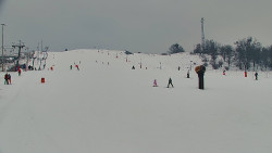 Sjezdovka skiareálu Hlubočky