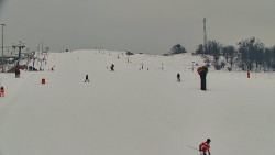 Sjezdovka skiareálu Hlubočky