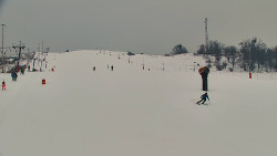 Sjezdovka skiareálu Hlubočky