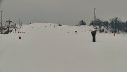 Sjezdovka skiareálu Hlubočky