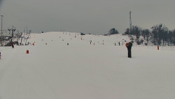 Sjezdovka skiareálu Hlubočky