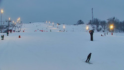 Sjezdovka skiareálu Hlubočky