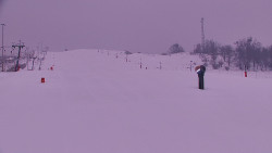 Sjezdovka skiareálu Hlubočky