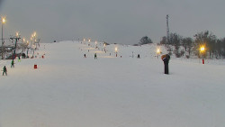 Sjezdovka skiareálu Hlubočky