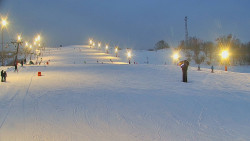 Sjezdovka skiareálu Hlubočky