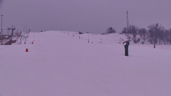 Sjezdovka skiareálu Hlubočky