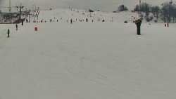 Sjezdovka skiareálu Hlubočky