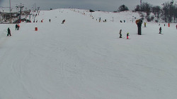 Sjezdovka skiareálu Hlubočky