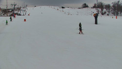 Sjezdovka skiareálu Hlubočky