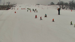 Sjezdovka skiareálu Hlubočky