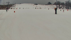 Sjezdovka skiareálu Hlubočky