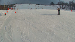 Sjezdovka skiareálu Hlubočky