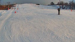 Sjezdovka skiareálu Hlubočky