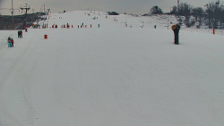 Sjezdovka skiareálu Hlubočky