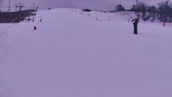 Sjezdovka skiareálu Hlubočky