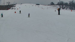 Sjezdovka skiareálu Hlubočky