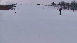 Sjezdovka skiareálu Hlubočky