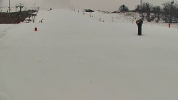 Sjezdovka skiareálu Hlubočky