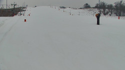 Sjezdovka skiareálu Hlubočky