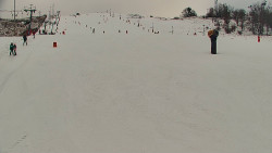 Sjezdovka skiareálu Hlubočky